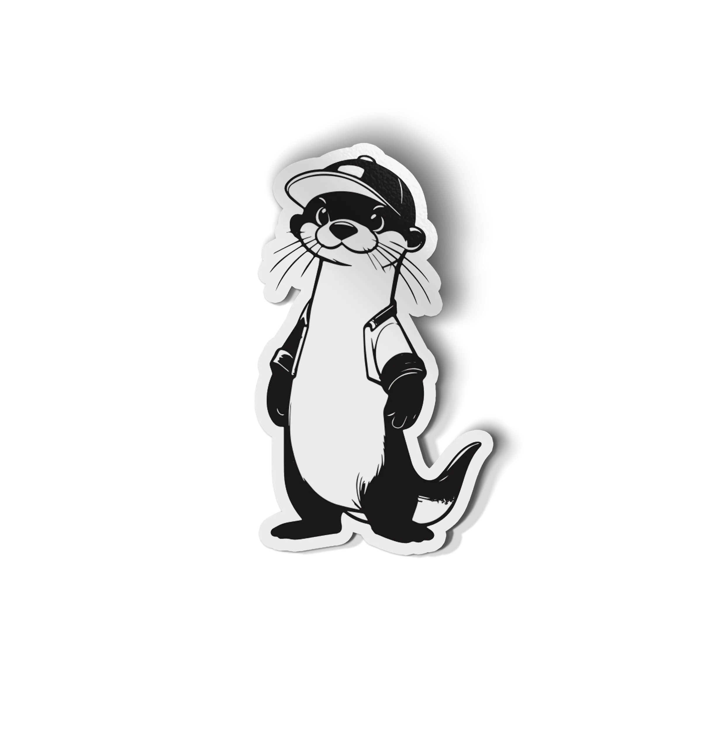 Otter Die cut Sticker