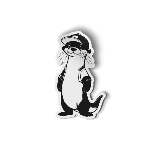 Otter Die cut Sticker