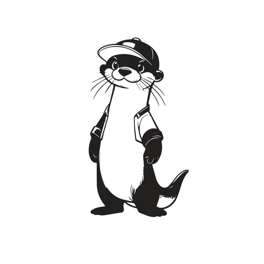 Otter Die cut Sticker